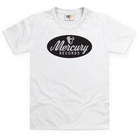 official mercury records logo kids t shirt