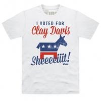 official the wire i voted for clay davis t shirt