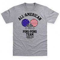 Official Forrest Gump Ping Pong Team T Shirt