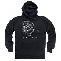 official alien covenant xenomorph warrior crouching hoodie
