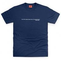 Official Gene Hunt T Shirt - Hoops