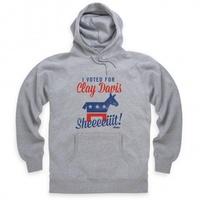 Official The Wire - I Voted For Clay Davis Hoodie