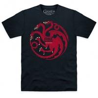 Official Game of Thrones - Fire And Blood T Shirt
