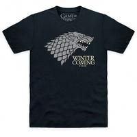 Official Game of Thrones- Winter is Coming Dark T Shirt