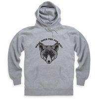 official what does the fox say mask hoodie