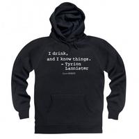 Official Game Of Thrones I Drink Quote Hoodie