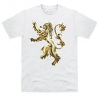 Official Game of Thrones - House Lannister Metallic T Shirt