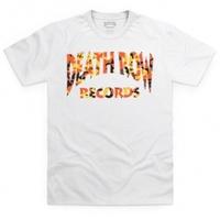 Official Death Row Records Logo Orange Camo T Shirt