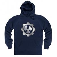 Official Gears of War 4 Metallic COG Emblem Hoodie