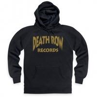 Official Death Row Records Block Brown Logo Hoodie