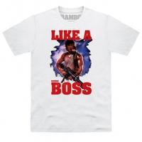 Official Rambo Like A Boss T Shirt