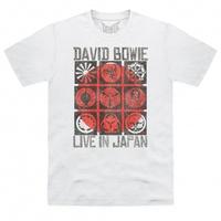 official david bowie live in japan t shirt
