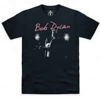 Official Bob Dylan T Shirt - Guitar Live