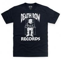 official death row records logo white t shirt