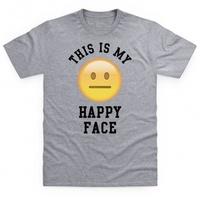 Official Two Tribes This Is My Happy Face Emoji T Shirt