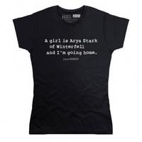 official got arya stark girl quote t shirt