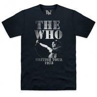 Official The Who T Shirt - British Tour 1973