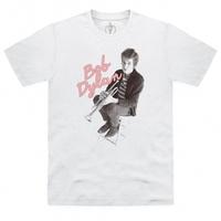 Official Bob Dylan T Shirt - Plays Trumpet