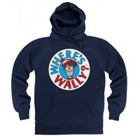 official wheres wally logo hoodie