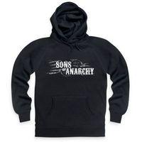 Official Sons of Anarchy Faded Flag Hoodie