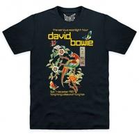 Official David Bowie T Shirt - Moonlight Tour 83