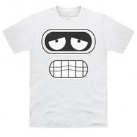 Official Futurama Bender Sadface T Shirt