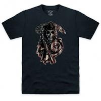official sons of anarchy reaper usa t shirt