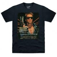 official the terminator vintage movie poster t shirt