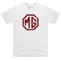 official mg distressed logo t shirt