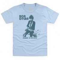 Official Bob Dylan T Shirt - Blowin In The Wind