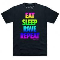 Official Fatboy Slim - Repeat Technicolour T Shirt