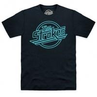 official the strokes neon logo magna t shirt