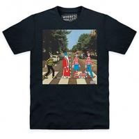 official wheres wally abbey road t shirt