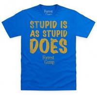 Official Forrest Gump Stupid Is 2 T Shirt