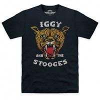 Official Iggy Pop T Shirt - Iggy Leopard Print