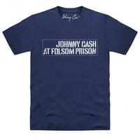 Official Johnny Cash T Shirt - Folsom Prison