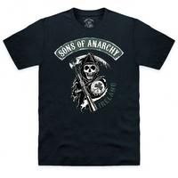 Official Sons of Anarchy - Reaper Shamrock T Shirt