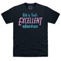 official bill teds excellent adventure logo t shirt