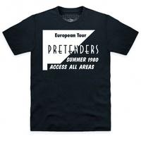 Official The Pretenders Euro Tour T Shirt