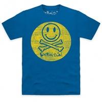 Official Fatboy Slim - Yellow Smiley T Shirt