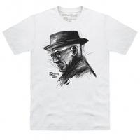 official breaking bad pencil sketch t shirt