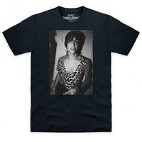 Official Iggy Pop T Shirt - Black and White Photo