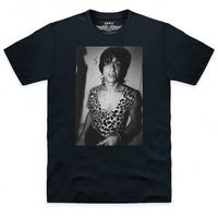 official iggy pop t shirt black and white photo