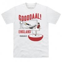 official subbuteo goal england t shirt