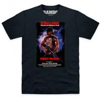 Official Rambo First Blood Poster T Shirt