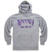 official death row records logo purple camo hoodie