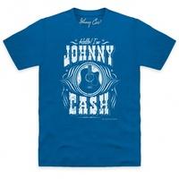Official Johnny Cash T Shirt - Hello I\'m Johnny Cash