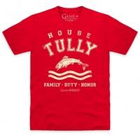 official game of thrones tully collegiate t shirt