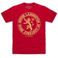 official game of thrones house lannister t shirt