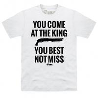 official the wire you come at the king t shirt